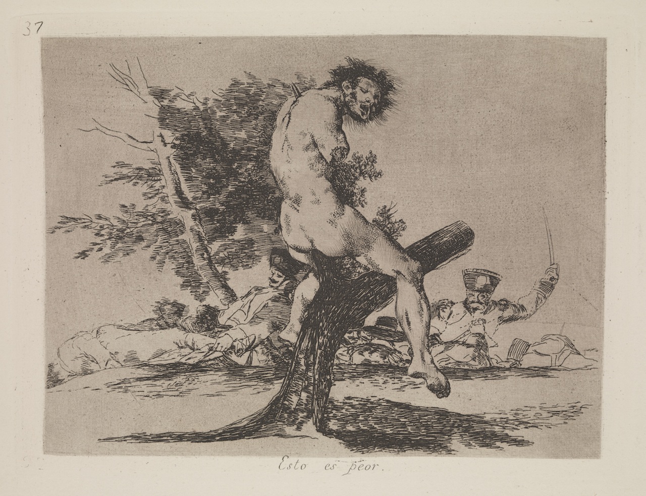 Francisco Goya, from Disasters of War, 1810-20