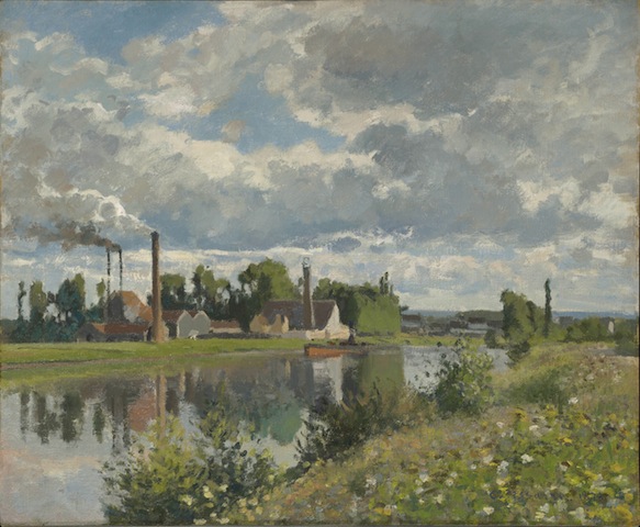 Pissarro, The River Oise, near Pointoise, 1874
