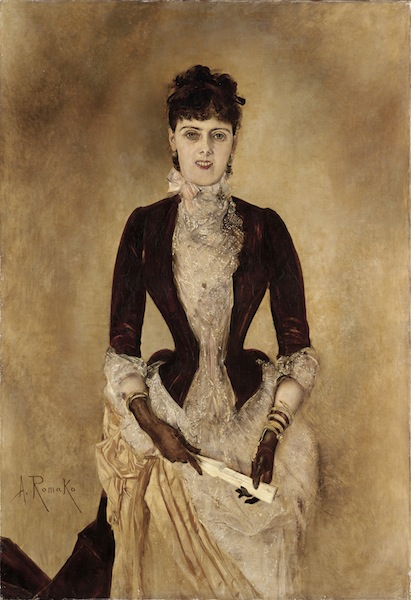 Anton Romako, Portrait of Isabela Reisser, 1885; Leopold Museum Private Foundation, Vienna