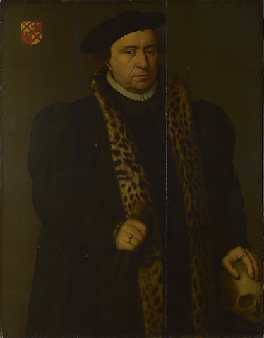 Attributed to Michiel Coxcie, A Man with a Skull, c.1560