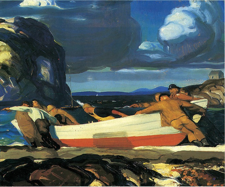 George Bellows, The Big Dory, 1913 © New Britain Museum of American Art