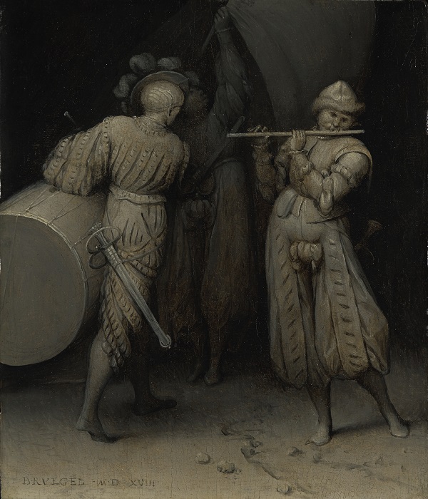 Pieter Bruegel the Elder, Three Soldiers, 1568, The Frick Collection