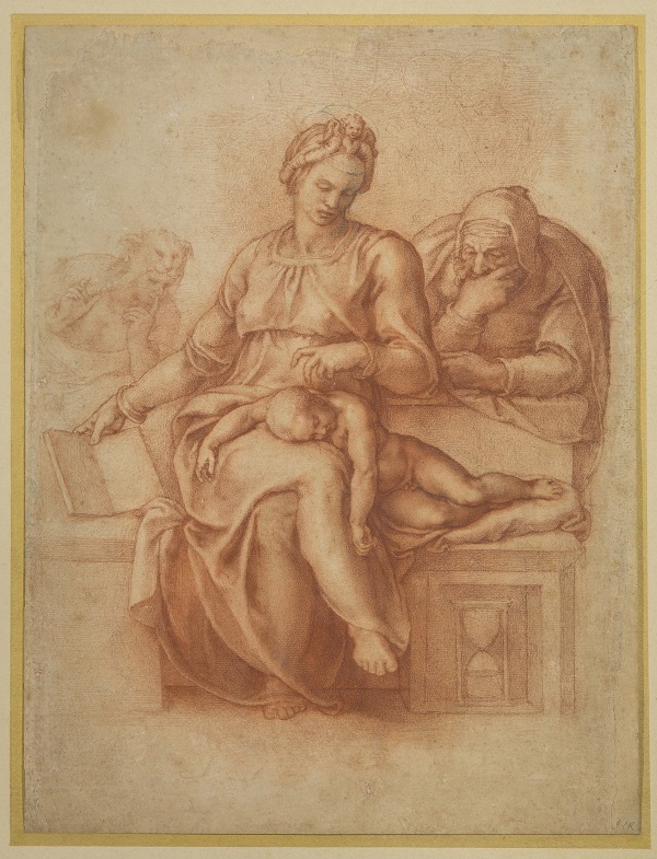 Michelangelo, Madonna del  Silenzio, c. 1538 © The Harley Gallery 