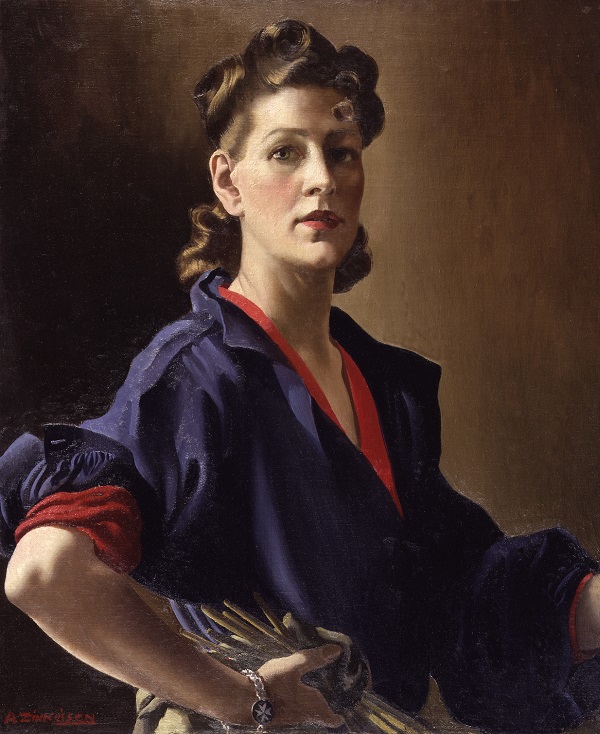 Anna Katrina Zinkeisen, Anna Katrina Zinkeisen, c 1944, Oil on canvas, © National Portrait Gallery, London