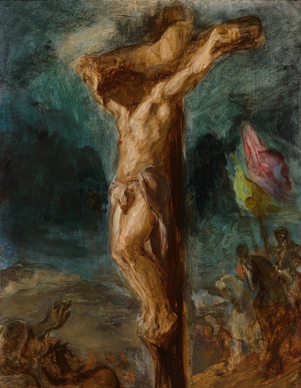 Eugène Delacroix, Crucifixion, 1846, oil on panel, Museum Boijmans van Beuningen, Rotterdam © Studio Tromp, Rotterdam