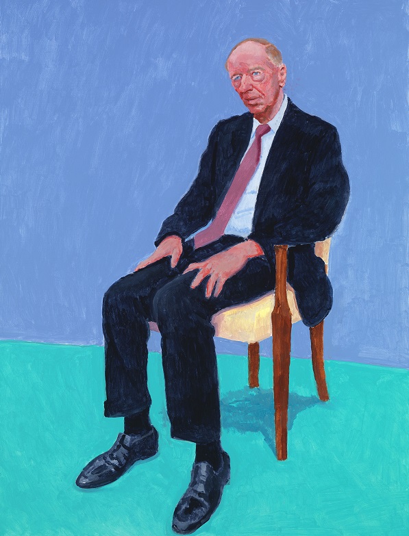 David Hockney, Jacob Rothschild, 5th, 6th February 2014, acrylic on canvas