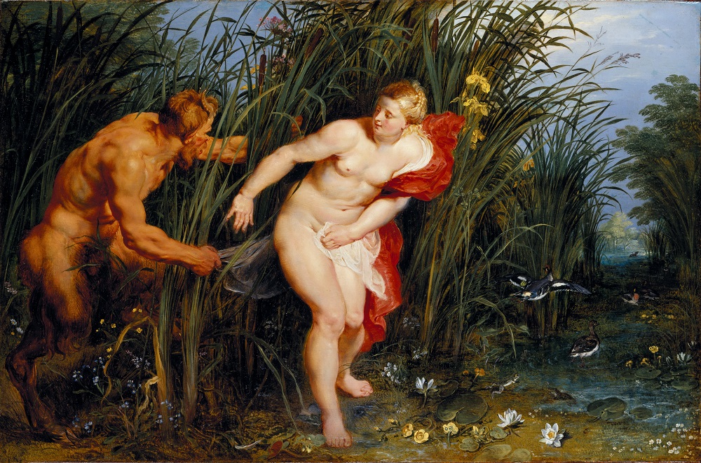 Peter Paul Rubens, Pan and Syrinx, 1617, oil on panel, Museumslandschaft Hessen Kassel, Gemäldgalerie, Alte Meister, Kassel © Ute Brunzel