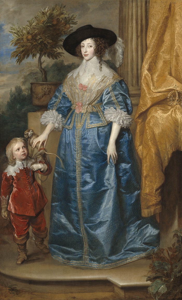 Anthony van Dyck, Queen Henrietta Maria with Sir Jeffrey Hudson, 1633 © Courtesy National Gallery of Art, Washington 