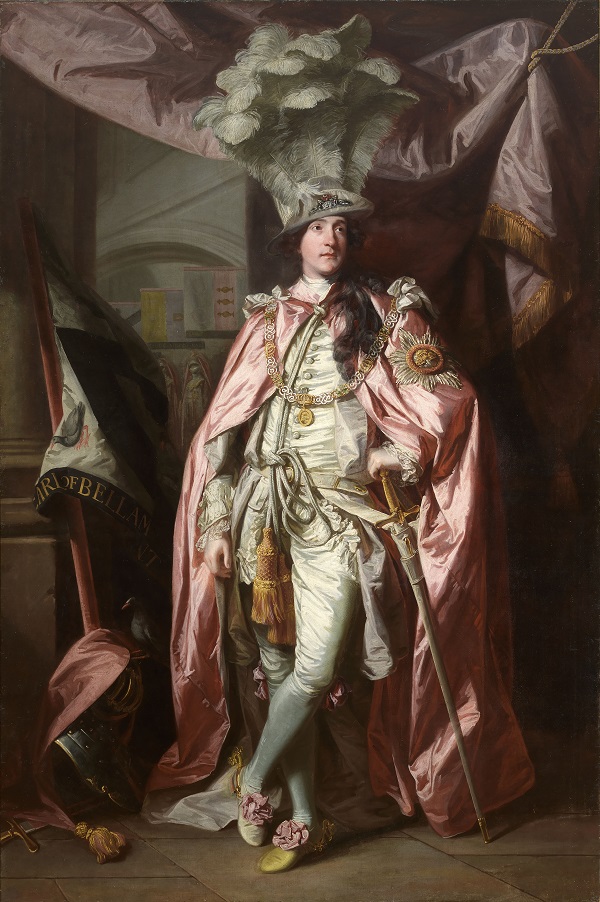 Joshua Reynolds (1723 – 1792) Portrait of Charles Coote, 1st Earl of Bellamont (1738 – 1800), in Robes of the Order of the Bath, 1773 – 1774, Photo © National Gallery of Ireland