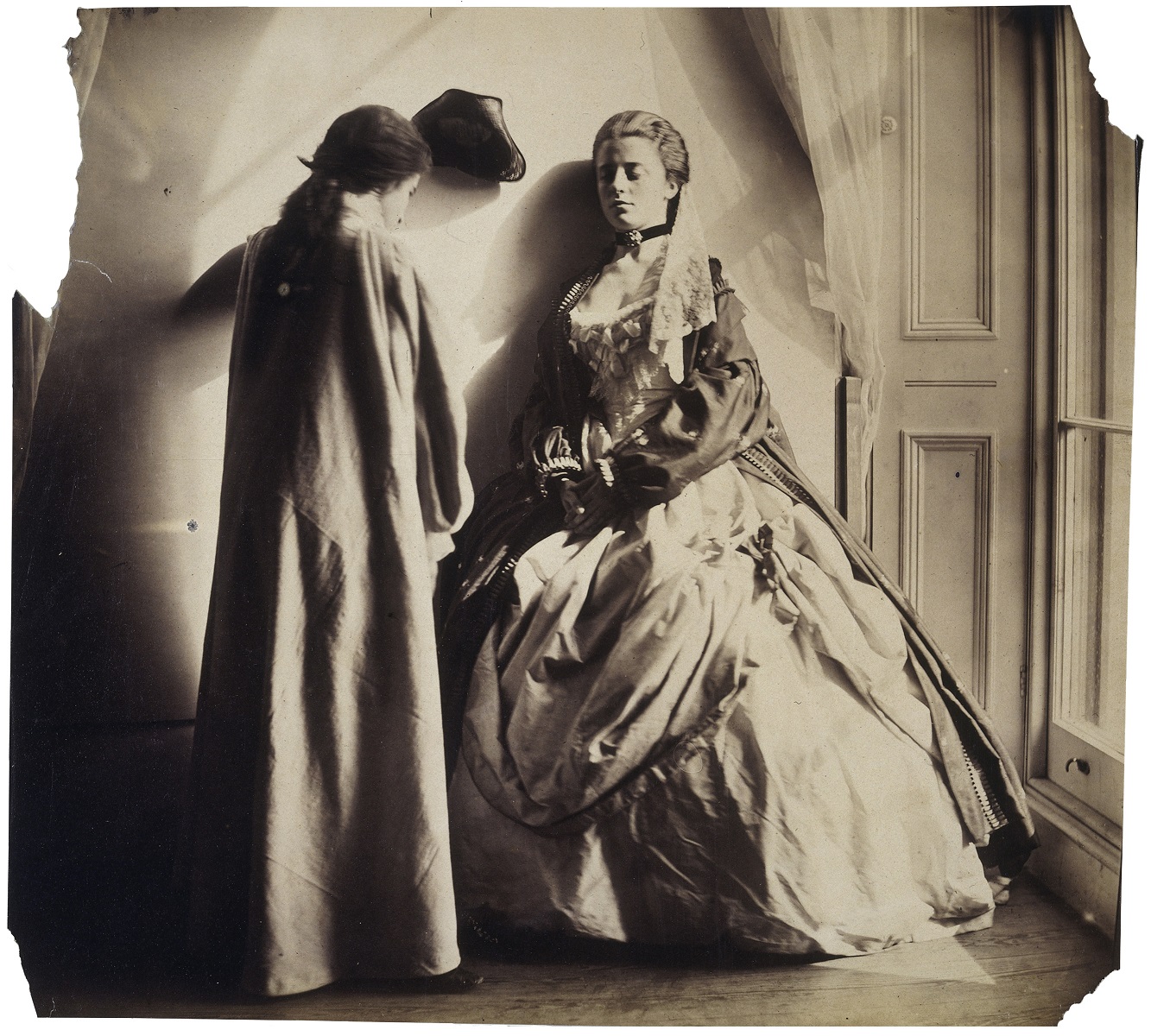 Photographic Study (Clementina and Isabella Grace Maude) by Clementina Hawarden, 1863-4
