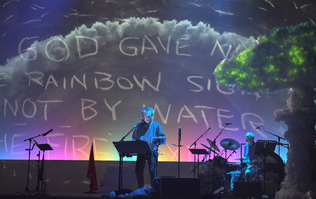 Laurie Anderson anticipates the end of the world in ARK. Photo Duncan Elliot