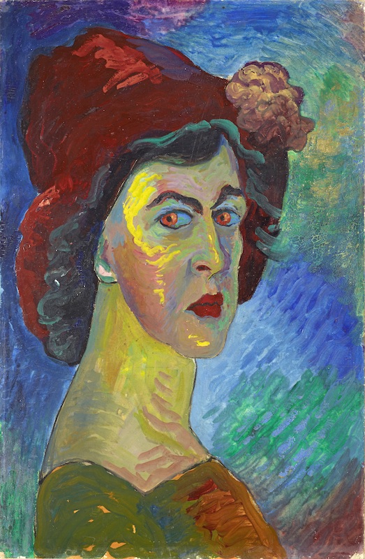 Marianne von Werefkin, Self-portrait I, c.1910 Lenbachhaus Munich