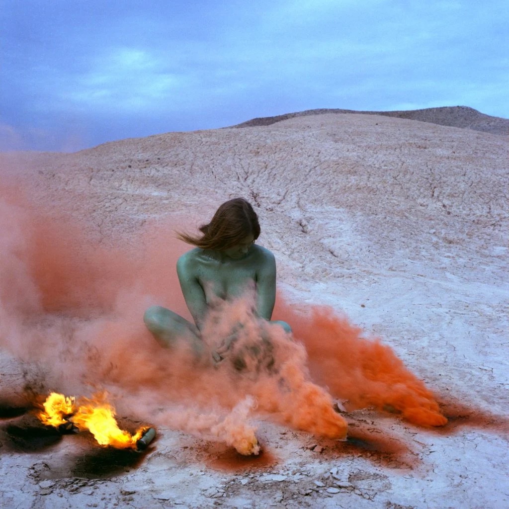 “Immolation,” 1972. Chicago studied pyrotechnics to make the works.Credit...Judy Chicago/Artists Rights Society (ARS), New York