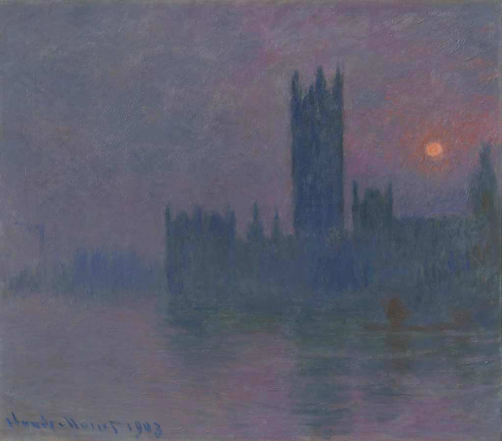 Claude Monet (1840-1926), Houses of Parliament, Sunset, 1900-1903, oil on canvas, 81.2 x 92cm. Hasso Plattner Collection