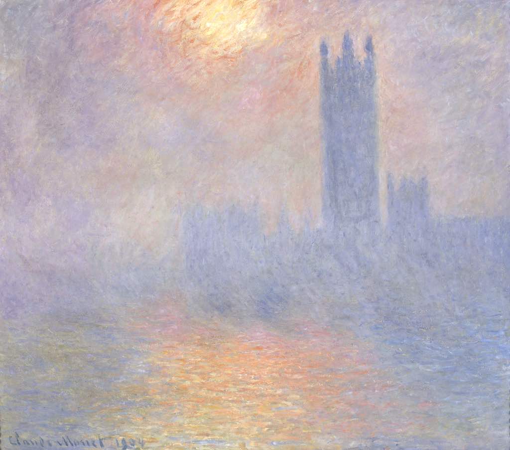 Claude Monet (1840-1926), London, Parliament. Sunlight in the fog, 1904, oil on canvas, Musée d'Orsay, Paris, Photo © Grand Palais RMN (musée d’Orsay) / Hervé Lewandowski