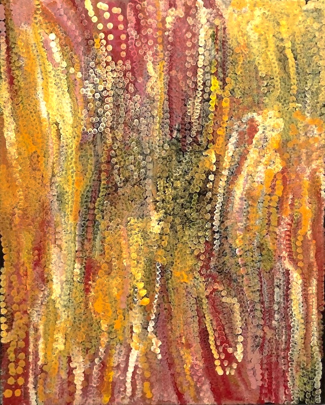 Winter Awely 1995 by Emily Kam Kngwarray, acrylic on canvasWinter 
