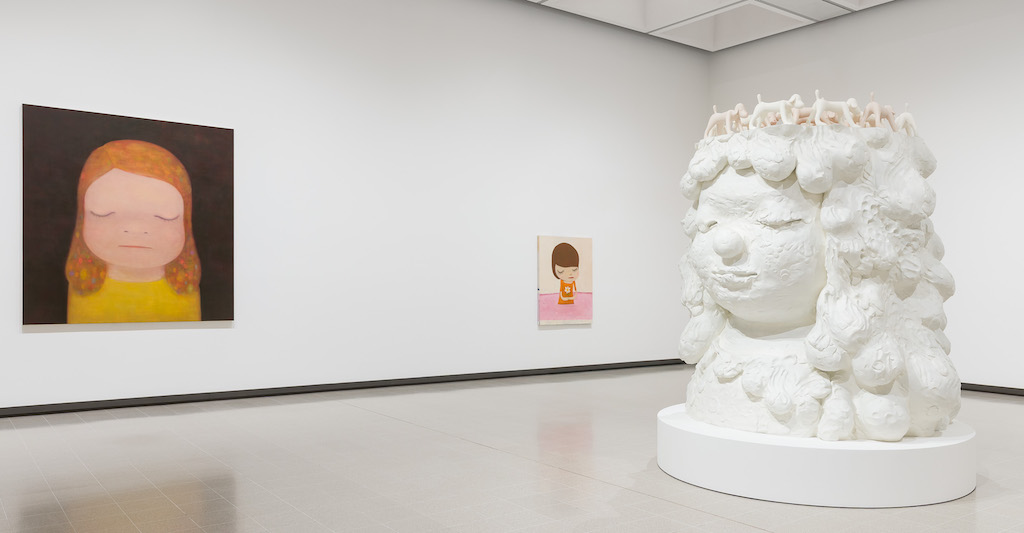 Installation view of Yoshitomo Nara. Photo_ Mark Blower. Courtesy the artist and the Hayward Gallery