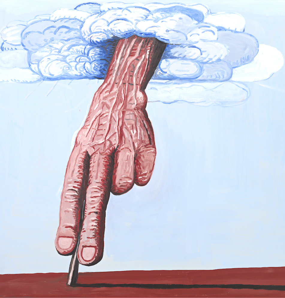 Philip Guston, The Line, 1978 Oil paint on canvas, 180.3 x 186.1 cm Promised gift of Musa Guston Mayer to The Metropolitan Museum of Art, New York © The Estate of Philip Guston, courtesy Hauser & Wirth