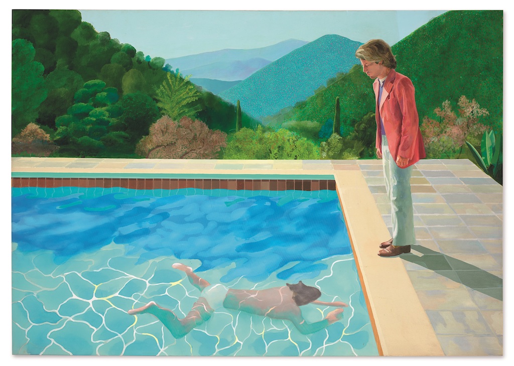 David Hockney, Portrait of an Artist (Pool with Two Figures), 1972. YAGEO Foundation Collection, Taiwan. © David Hockney. Photo: Art Gallery of New South Wales/Jenni Carter  