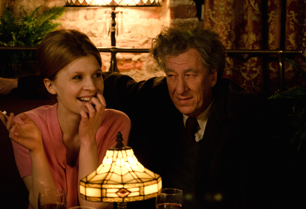 Clemence Poesy and Geoffrey Rush in Final Portrait