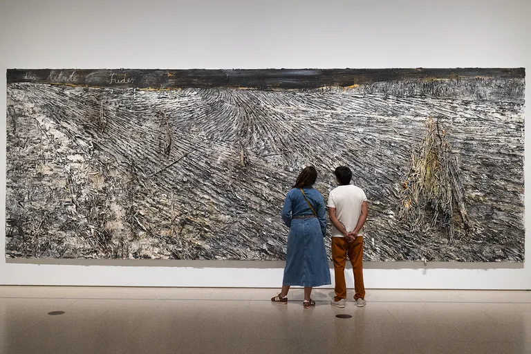 Installation view of the ‘Kiefer / Van Gogh’ exhibition at the Royal Academy of Arts, London (28 June - 26 October 2025), showing Anselm Kiefer, The Last Load (Das letzte Fuder), 2019 (Image credit: Photo © Royal Academy of Arts, London / David Parry. © Anselm Kiefer. Eschaton Kunststiftung.)