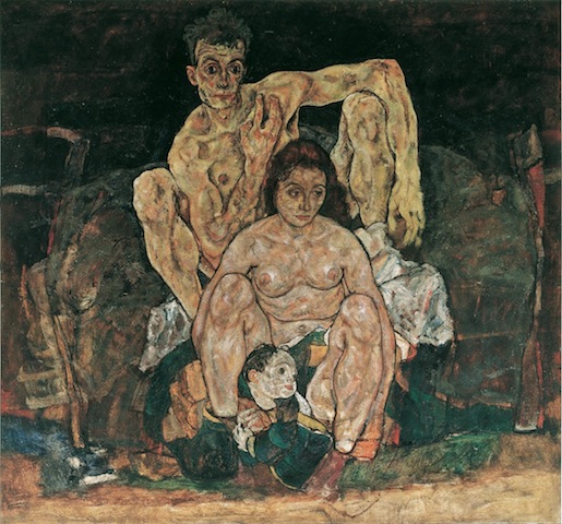 Egon Schiele, The Family (Self-Portrait), 1918, © Belvedere, Vienna