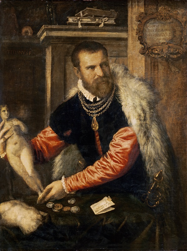 Titian, Portrait of Jacopo Strada, 1567, Kunsthistorisches Museum, Vienna, Austria/Bridgeman Images