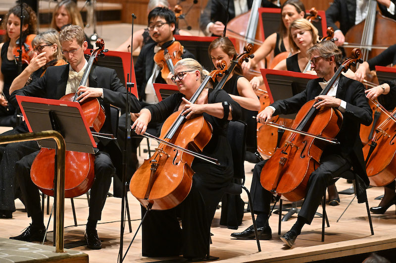 The cellos of the Philharmonia