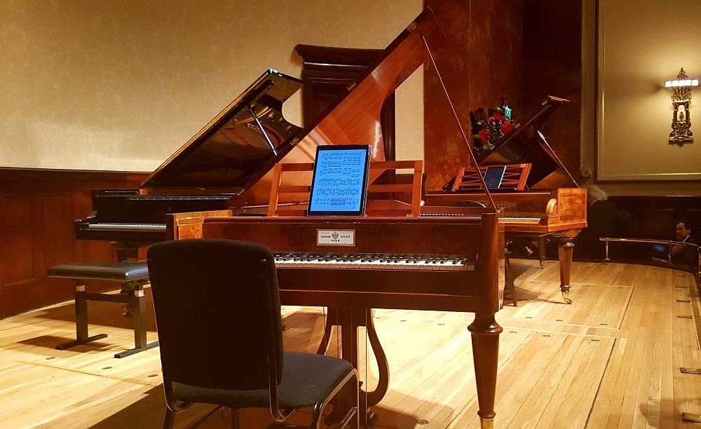 Three pianos on Wigmore stage