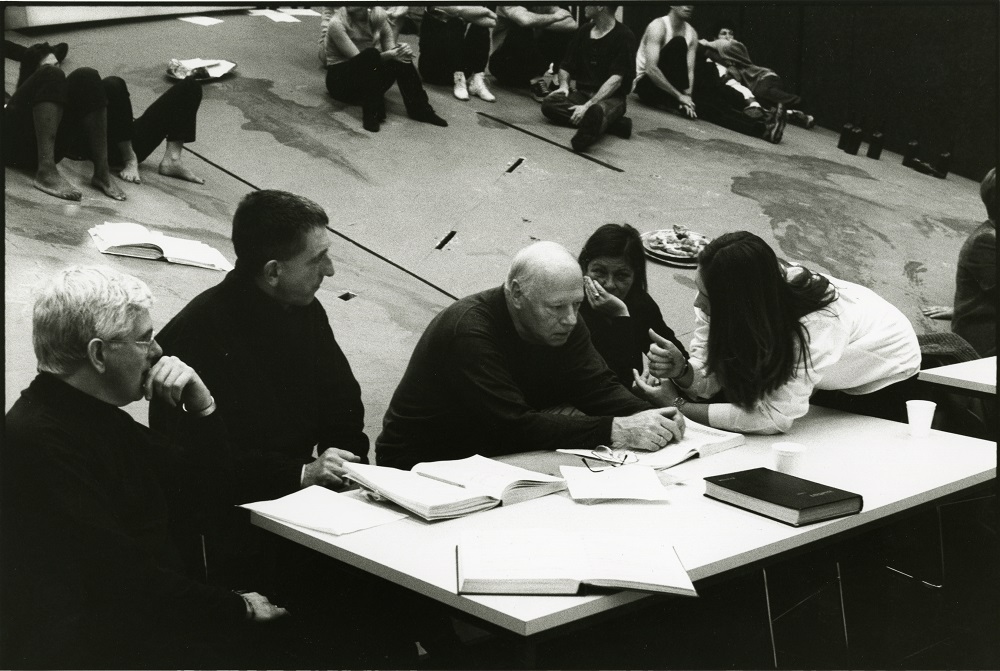 Haitink during rehearsals for Falstaff