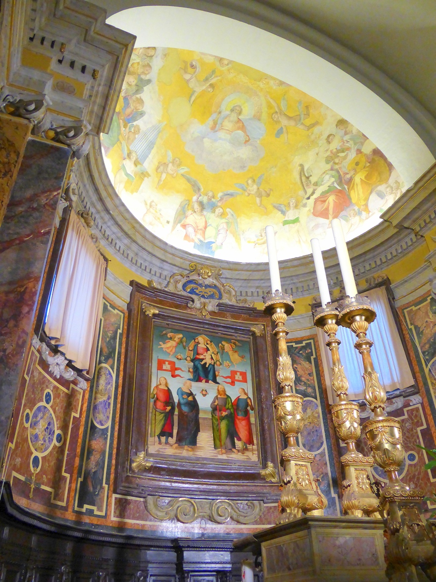 Duomo altar in Citta della Pieve