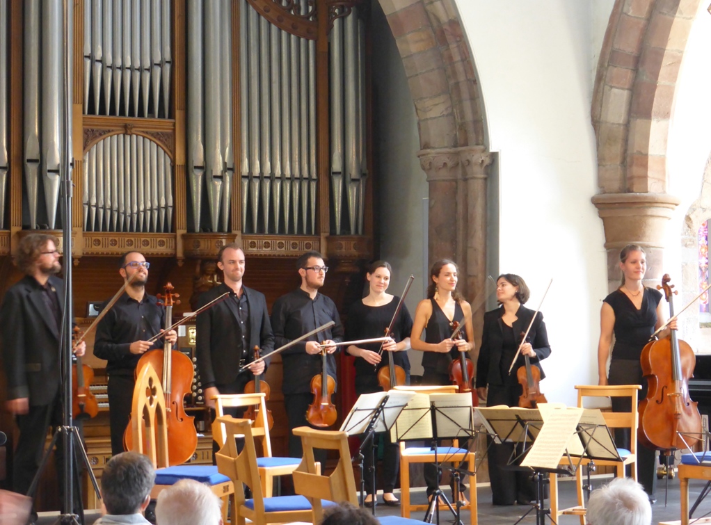 Retreat performers after Mendelssohn Octet