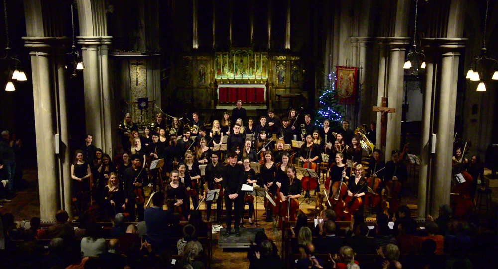 Fantasia Orchestra at the end of Pimlico concert