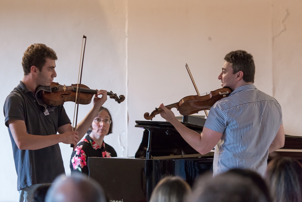 Firas Machour and Maxim Vengerov at Incontri in Terra di Siena