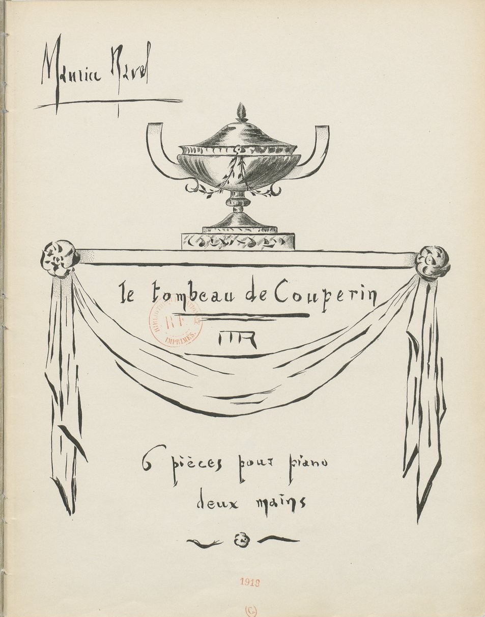 Le tombeau de Couperin score