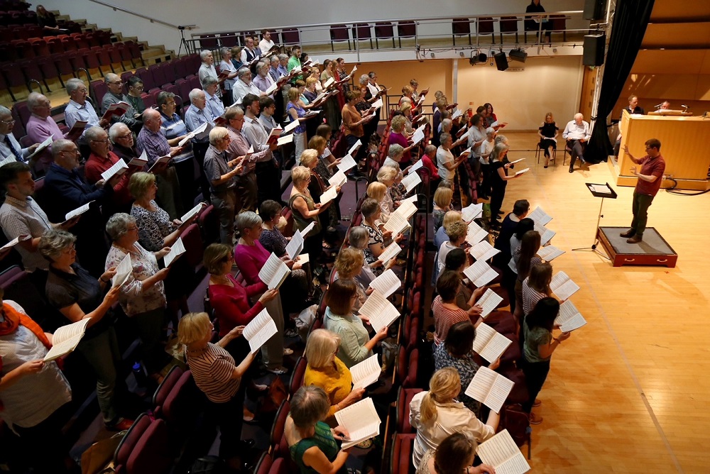 Leeds Lieder Festival Choral rehearsal