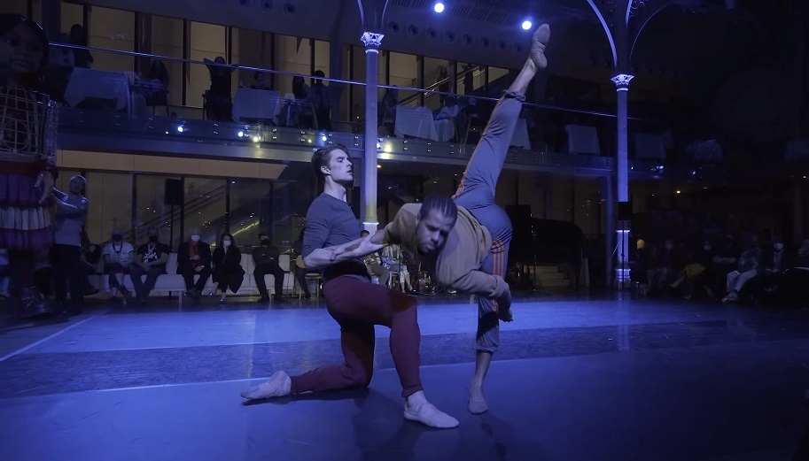 Dance for Little Amal in the Paul Hamlyn Hall