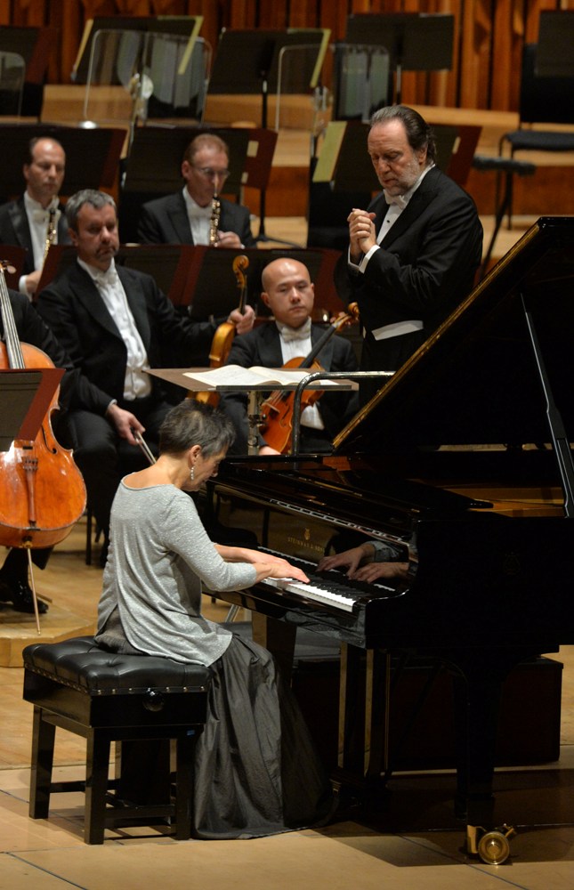 Chailly and Pires at the Barbican