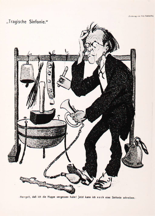Caricature of percussion in Mahler's Sixth