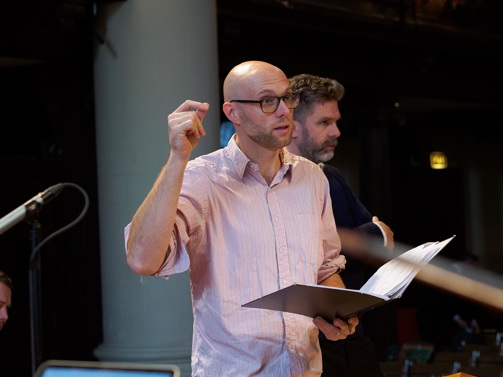 Jonathan Sells in rehearsal