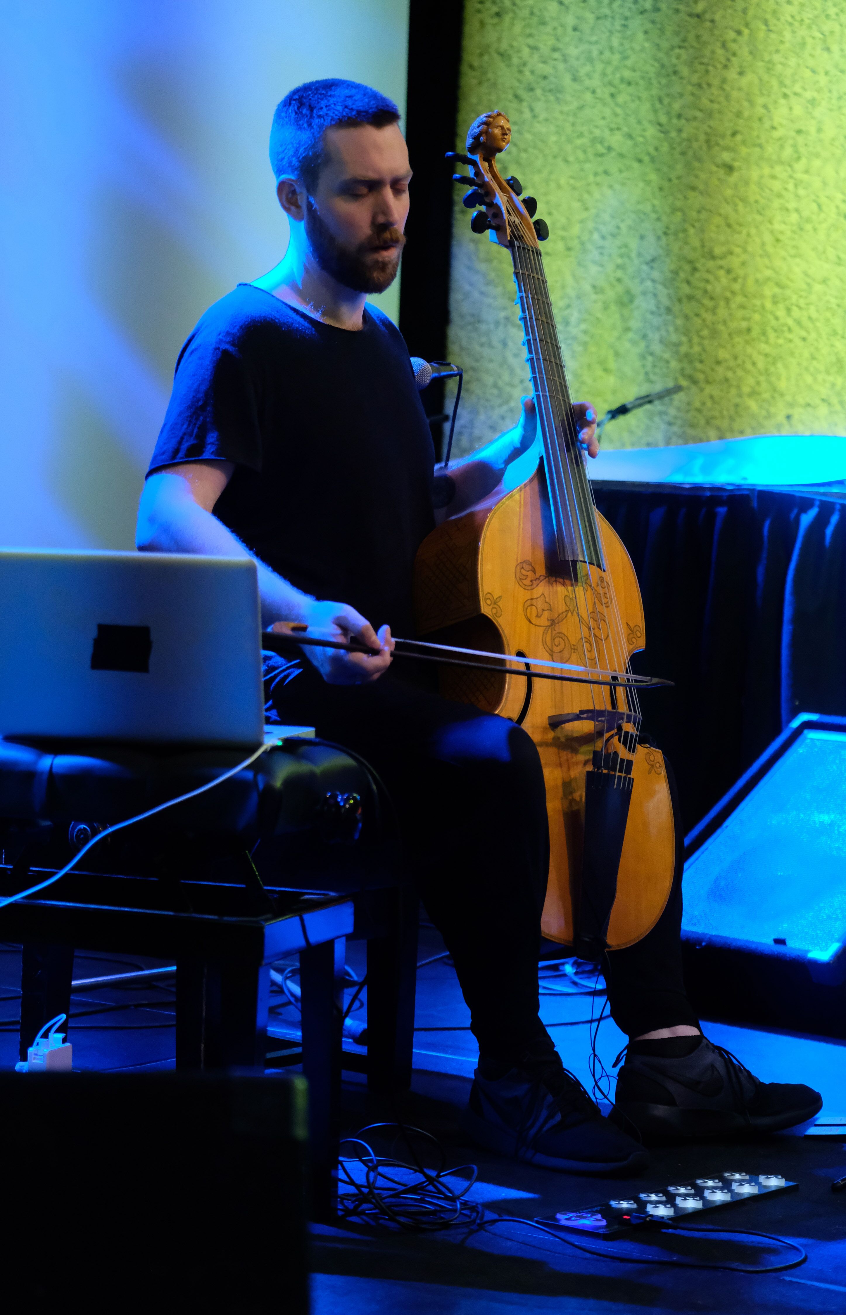 Liam Byrne playing at a previous Sound Unbound festival
