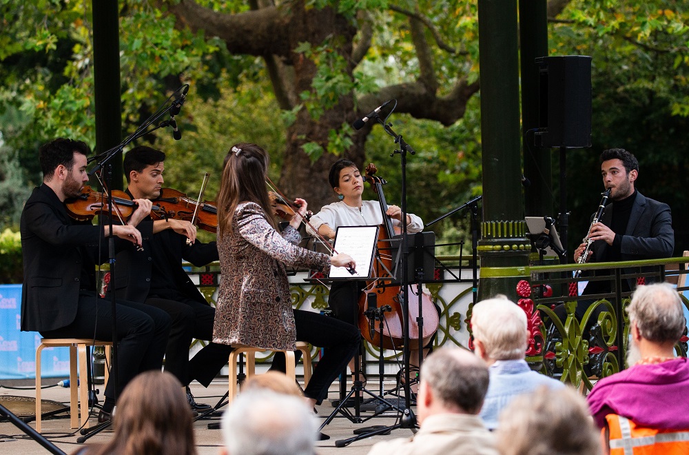 Quartets in Battersea Park Bandstand