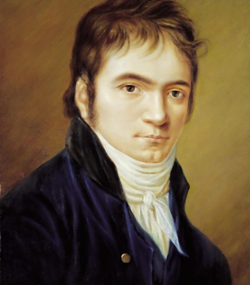Beethoven portrait by Christian Horneman