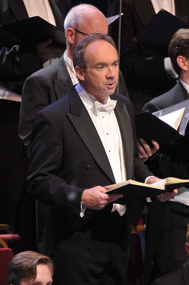 James Gilchrist as the Evangelist in Bach’s St John Passion at the BBC Proms 2014. Photo: Chris Christodoulou