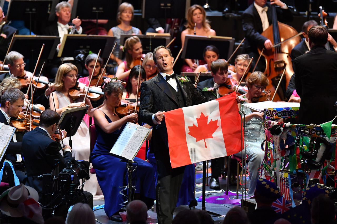 Gerald Finley at the Last Night of the Proms