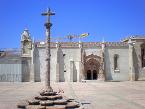 Convento de Jesus and Cross in Setubal by David Nice