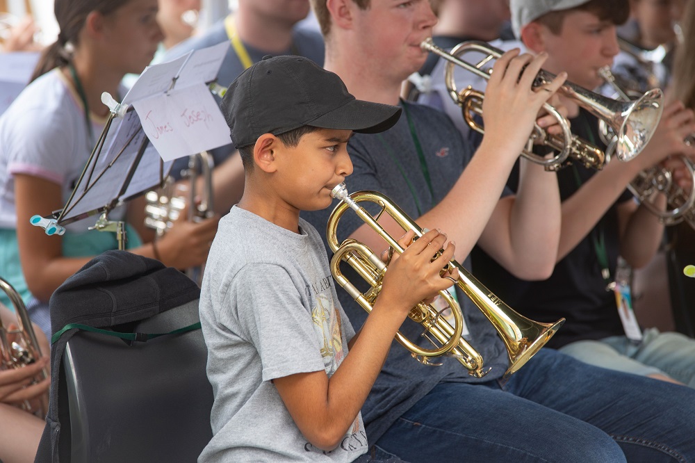 National Youth Brass Band of Great Britain Children's Band – pre-gala  concert performance