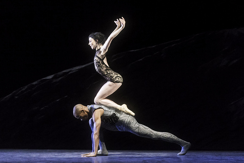 Eric Underwood and Sarah Lamb in the final pas de deux from Ravel Girl