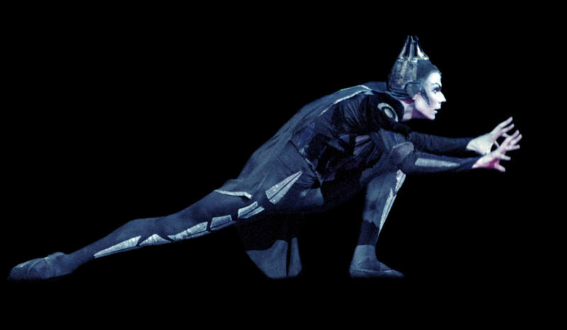 Mikhail Kryuchkov as the Evil Genius in the Bolshoi Ballet's Swan Lake. Photo by Laurie Lewis.