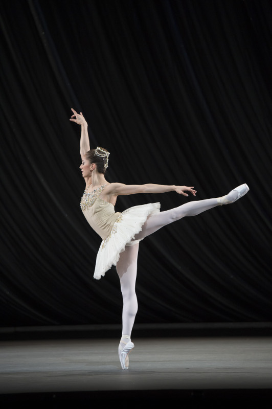Marianela Nuñez in Balanchine's Diamonds for the Royal Ballet. Photo by Bill Cooper.